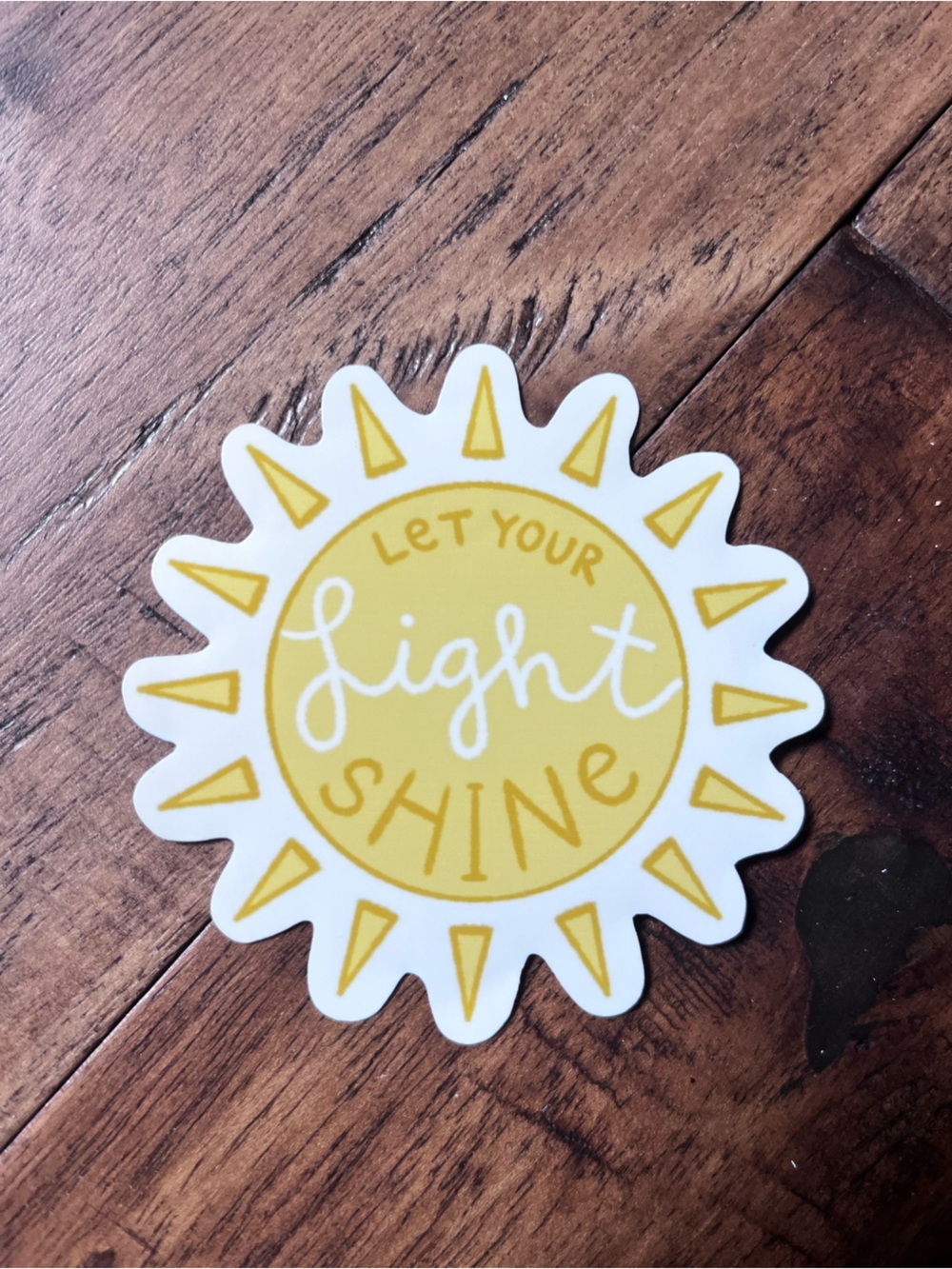 Let Your Light Shine Sticker